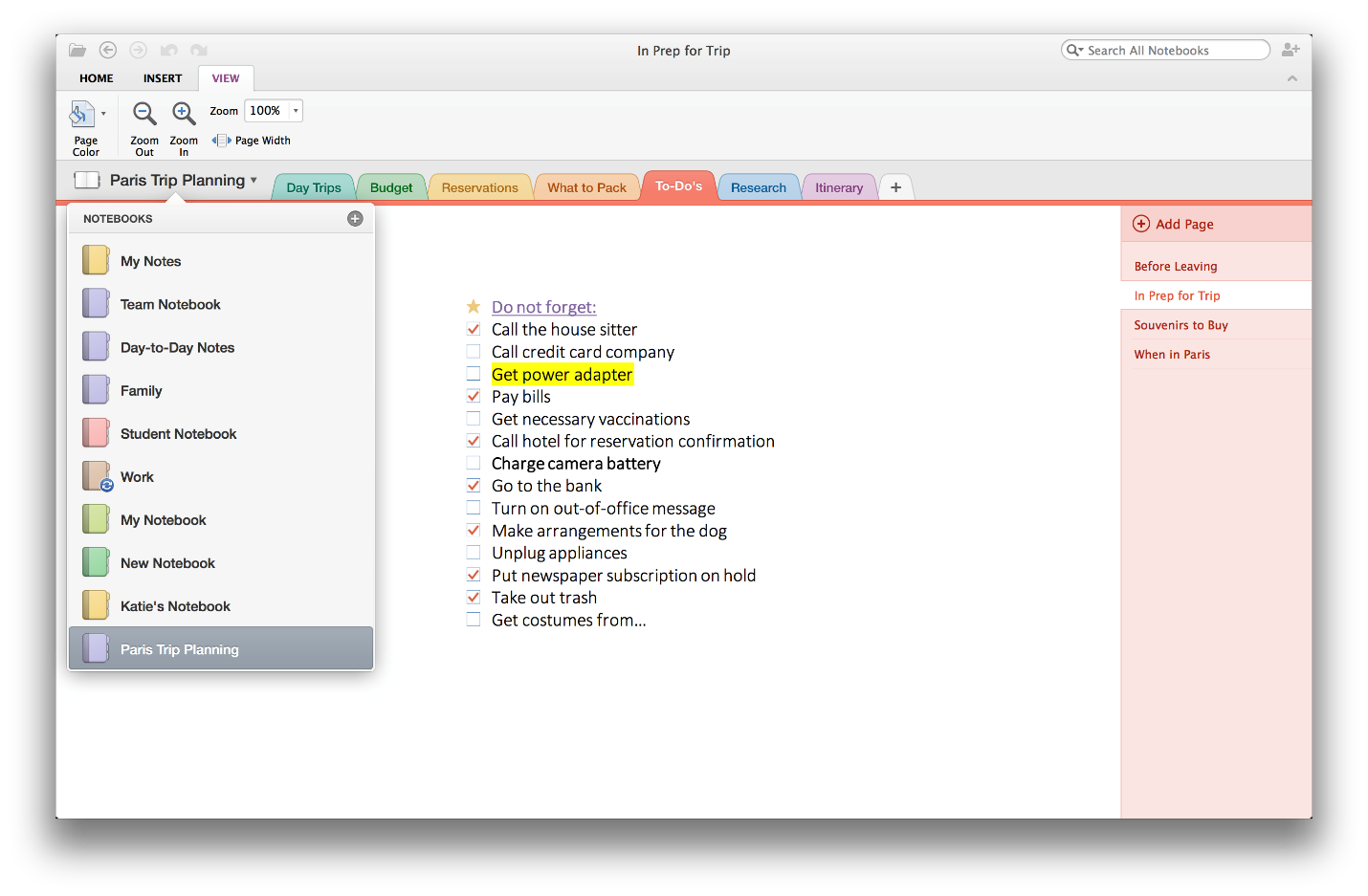 Onenote dock to desktop for mac