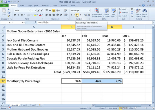Excel For Mac 2011 Add Percent Style